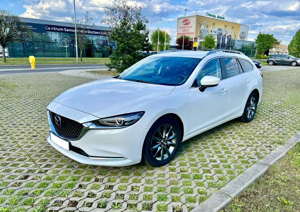 mazda łódzkie Mazda 6 cena 84900 przebieg: 45185, rok produkcji 2018 z Szczecin